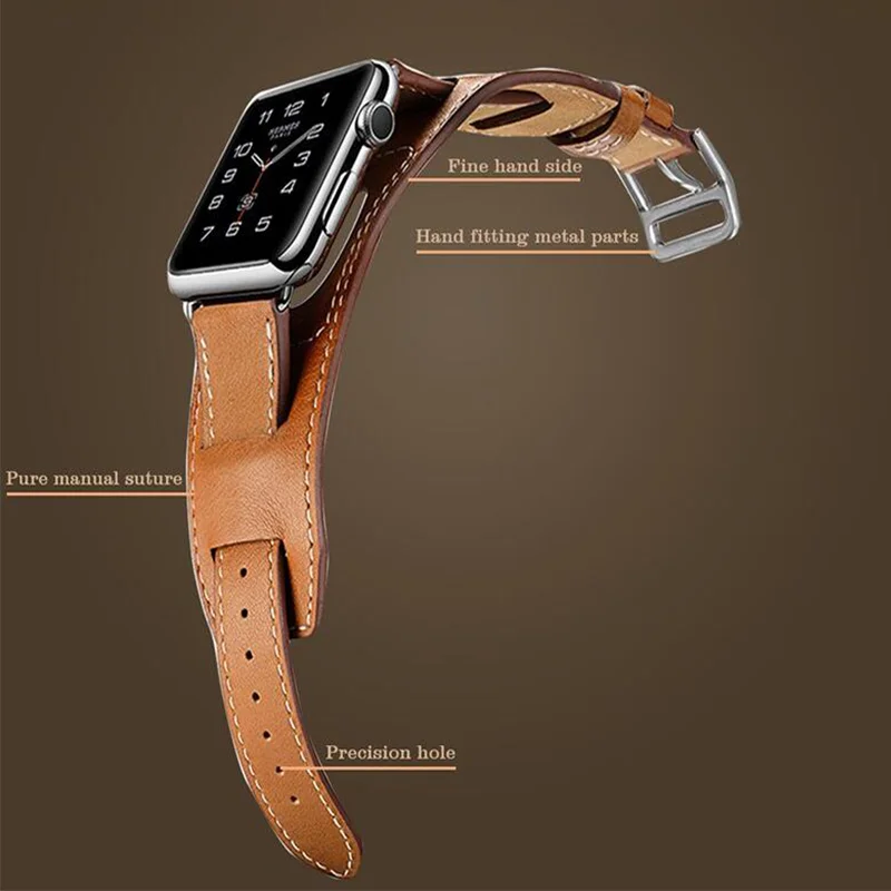 bracelet for apple Watch band 49mm 44mm Retro correa 40mm 38/42mm leather watchband iwatch series ultra 8 7 6 5 4 Se 41mm/45mm