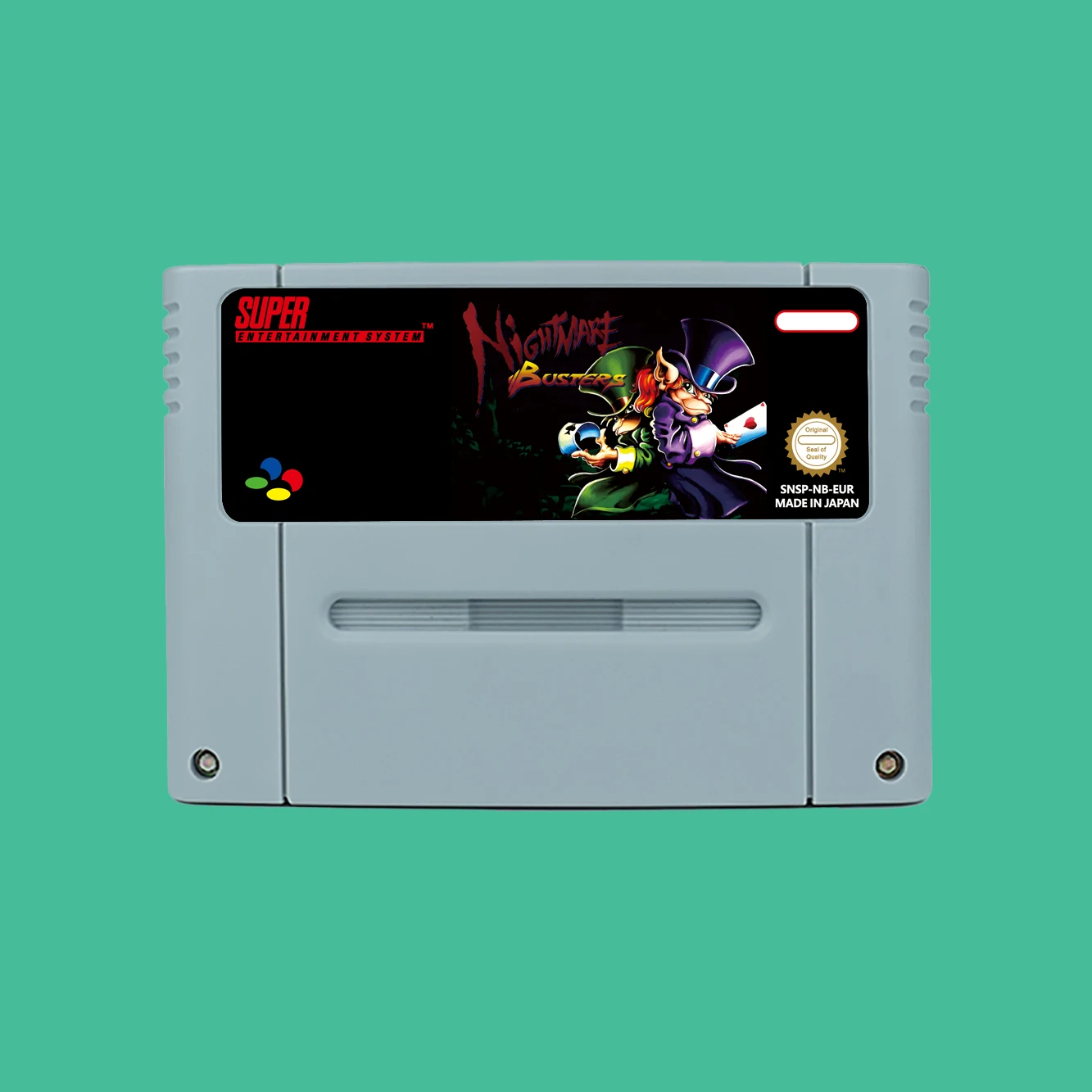 Action Game for Nightmare Busters  - USA or EUR version Cartridge available for SNES  Game Consoles