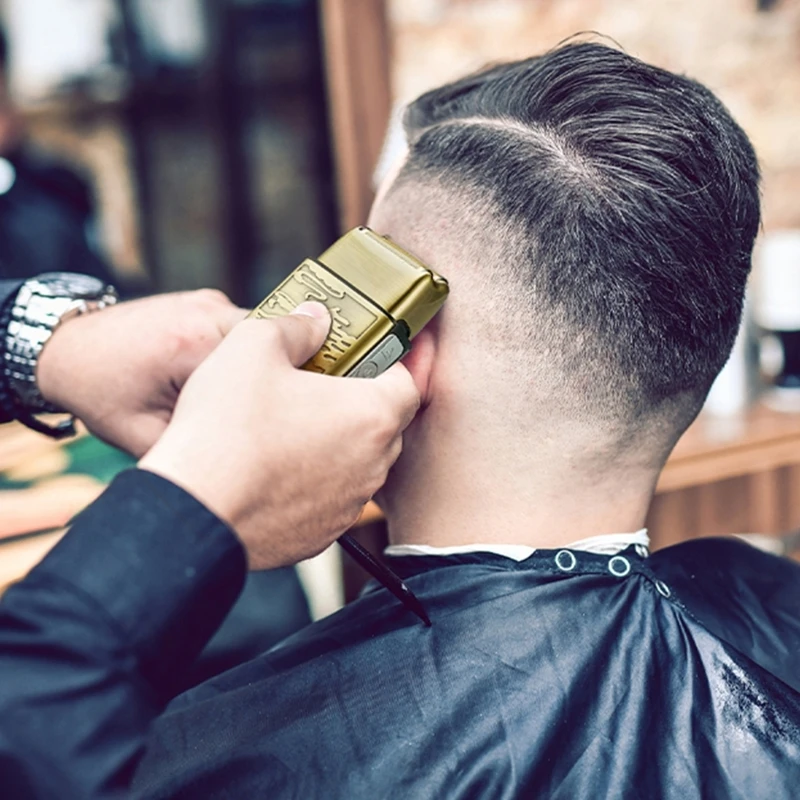 CPDD ร้านทำผมสูทไฟฟ้ากดเฉือนเครื่องตัดผมแบบชาร์จจอแสดงผลดิจิตอล MastersEngraving ปัตตาเลี่ยนผมกันน้ำ