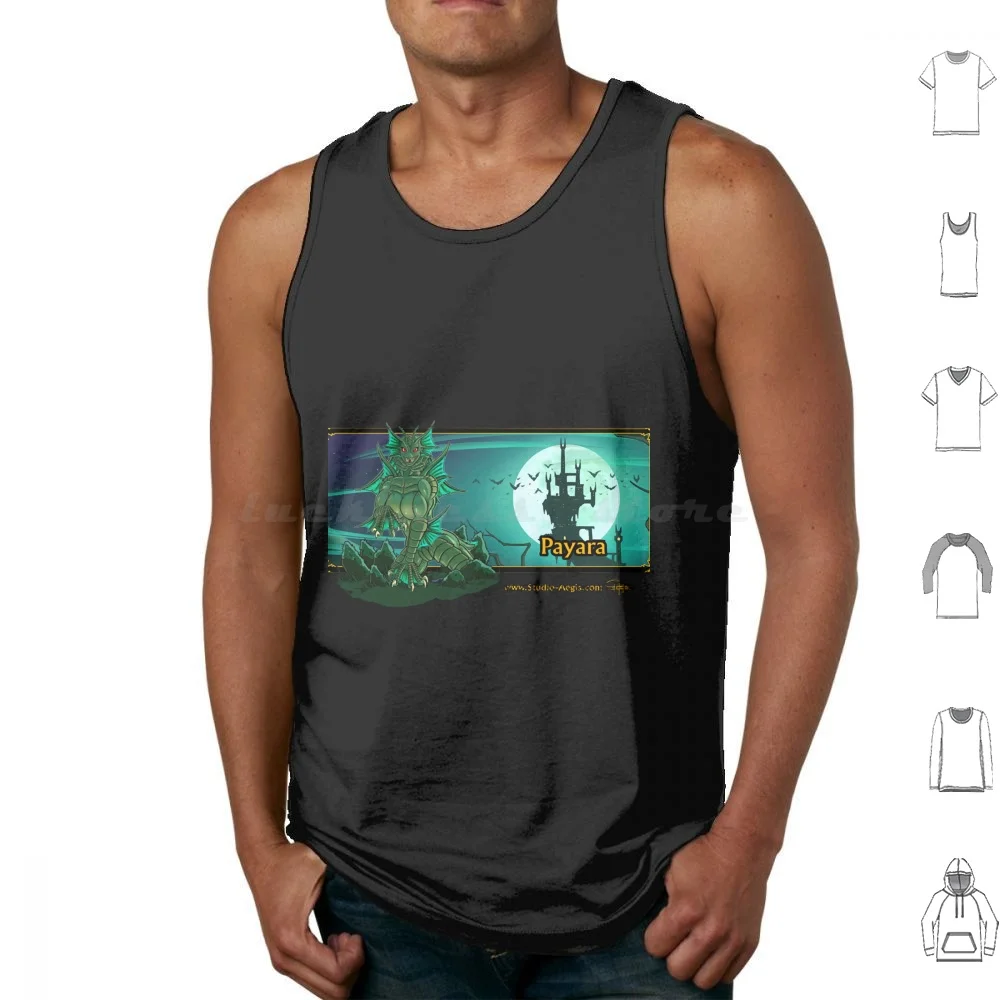 Payara Tank Tops Vest Sleeveless Halloween Bloodborne Bloodstained Castle Castlevania Creepy Fishman Horror Macabre Monster