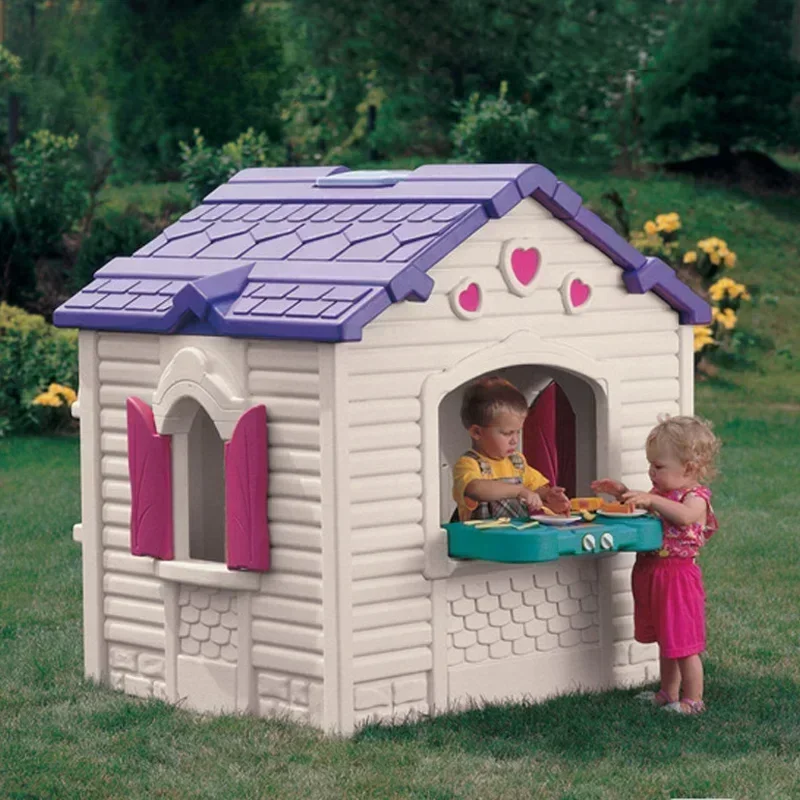 toys cottage house used mushroom for plastic toddler children's outdoor cubby kids indoor playhouses