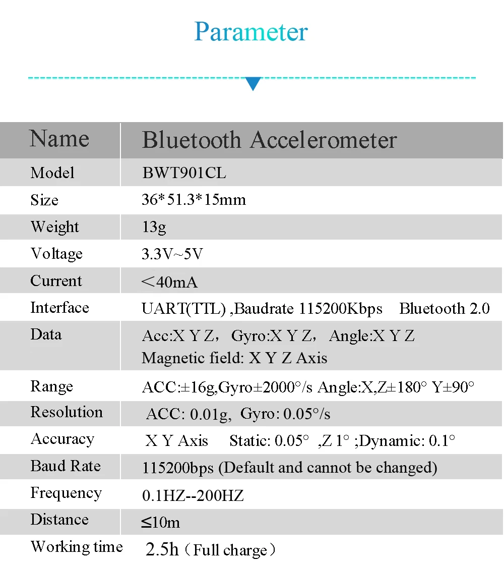 WT931 (500Hz Elektronische Kompas + Tilt Module)MPU9250 9-Axis Accelerometer Sensor + Gyro + Hoek + Magnetometer Met Kalman Filtering