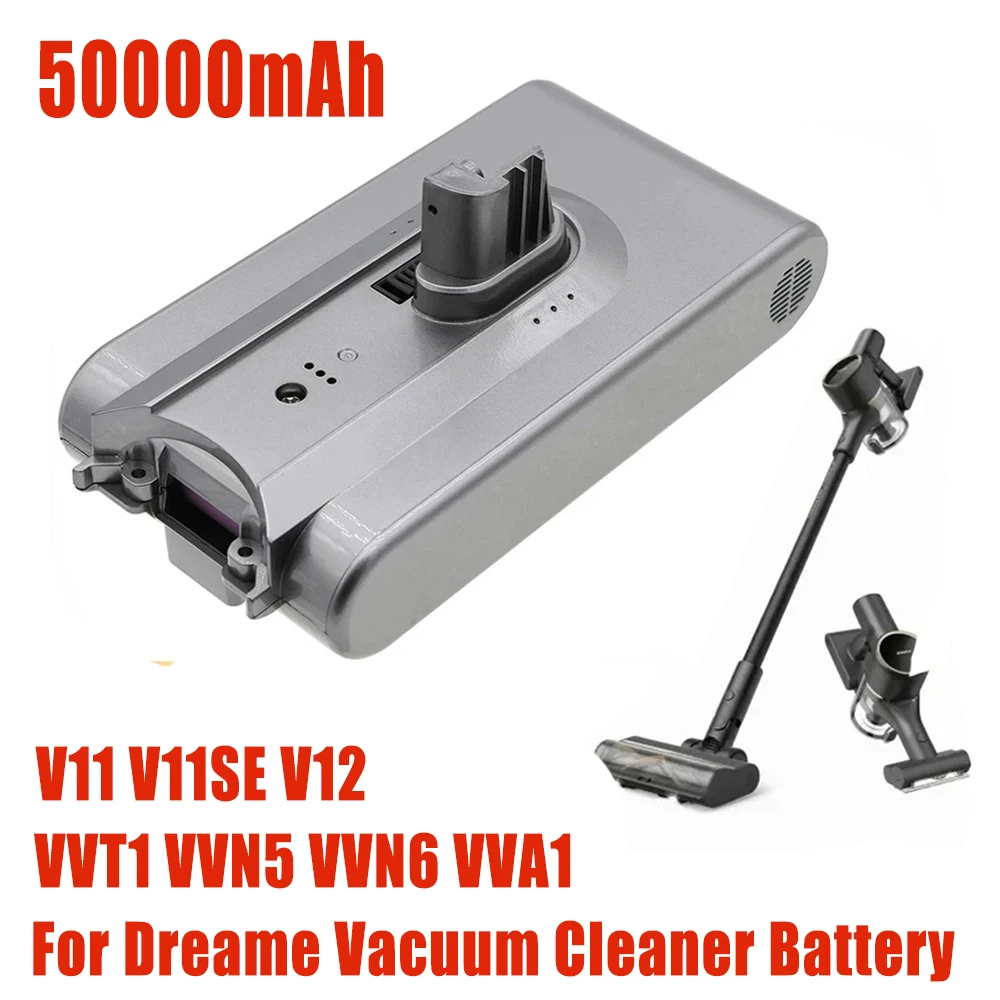 

Original 5000mAh Replacement Battery For Xiaomi Dreame V11 V11SE V12 VVT1 VVN6 VVA1 Wireless Vacuum Cleaner 18650 Battery Pack