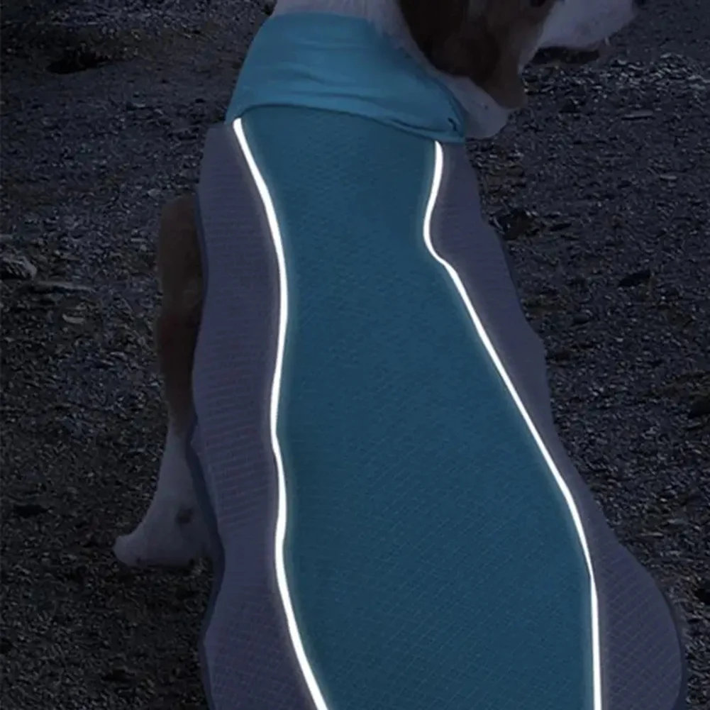 

AD23-Summer Outdoor Dog Cooling Vest Reflective Strip Quick Cooling Pet Clothes Cool Jacket For Large Dog And Cat