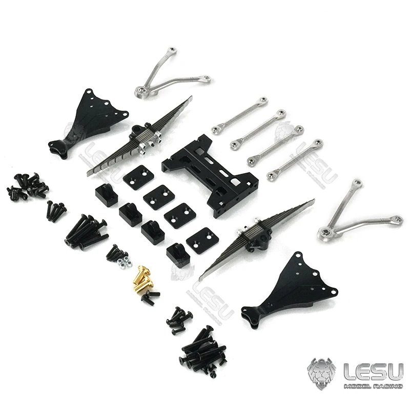 Suspensão traseira metálica para LESU RC, dumper hidráulico, controle remoto, brinquedos modelo de caminhão, 3348, 1, 14, 9mm, Th05798-Smt3