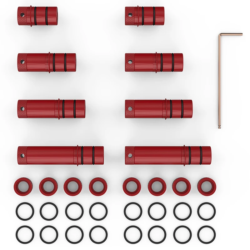 ENJOYWOOD 8PCS Non-Slip Aluminum MFT Table Workbench Bench Dogs Bench Dog Clamps Workbench Positioning Planing Stops