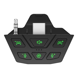 For Xbox one Xbox series X/S game controller stereo headphone adapter audio microphone adjustment audio balance controller