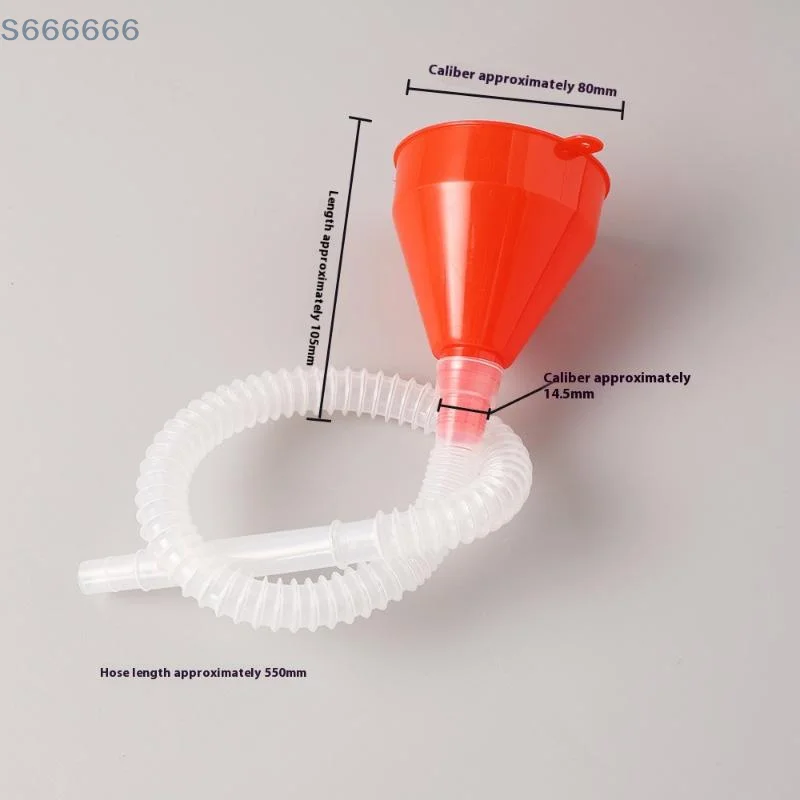 3 قطعة/المجموعة البلاستيك فوهة طويلة قمع مجموعة متعددة عيار مرنة قمع وقود السيارات ، سيارة دراجة نارية النفط ملء #5