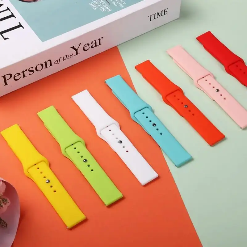 2Pack 22mm Silicone Strap For Xiaomi Redmi Watch 5 Active Soft Sport Breathable Wristband For Redmi Watch 5 Lite Correa Belt