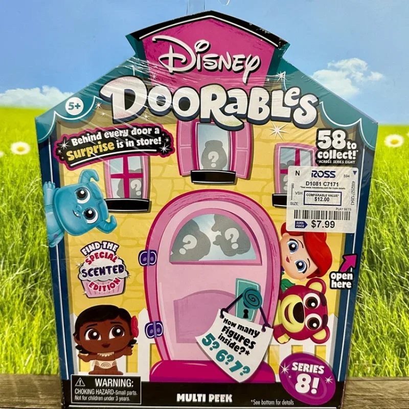 Disney Doorables Fun Stacking Fairy Tale House Blind Box Doll Gifts Toys Model Anime Figures Collect Ornaments