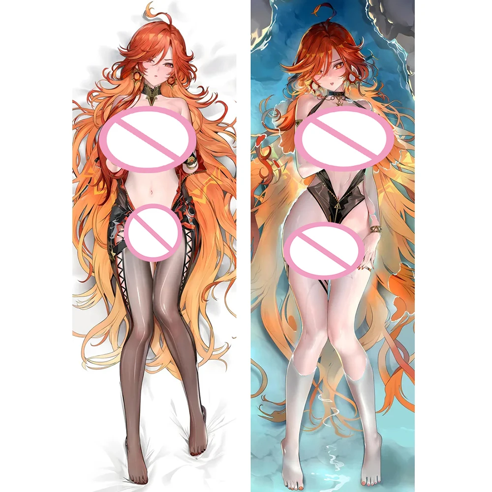 

Чехол для тела Genshin Impact Mavuika, чехол для тела Dakimakura, реквизит, аниме, двухсторонний принт, наволочка с рисунком Griseo Otaku