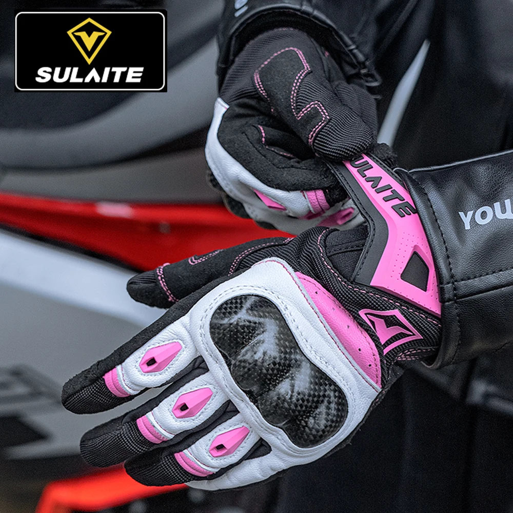 Motorcycle Gloves Woman Breathable Full Finger Racing Man Gloves Sports Protection Cross Gloves Riding Dirt Bike New Gloves Bike