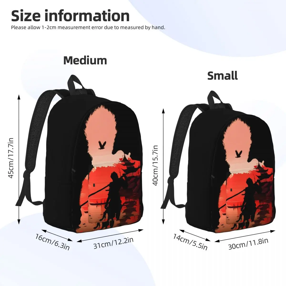 Mochila Black Myth Wukong para hombre y mujer, bolso de hombro para ordenador portátil, escuela secundaria, negocios, amantes de los Juegos chinos