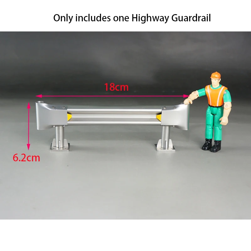 Metal Highway Guardrail Decorated Part For 1/14 Radio Control Tractor Truck Car Off-road Construction Vehicle Model TH23026-SMT9