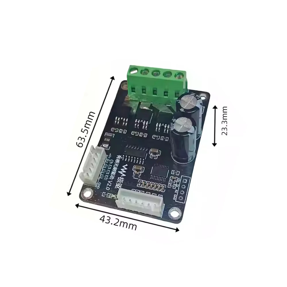

DC5V-40V BLDC 200W Max With Hall Three-phase Brushless Motor Drive Module Control Board PWM/0-5V Analog Speed Adjustment Driver
