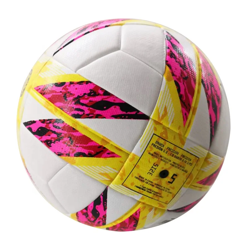 맞춤형 전문가용 열접착 나일론 와인드 축구공 5호 공식 경기용 실내외 축구공