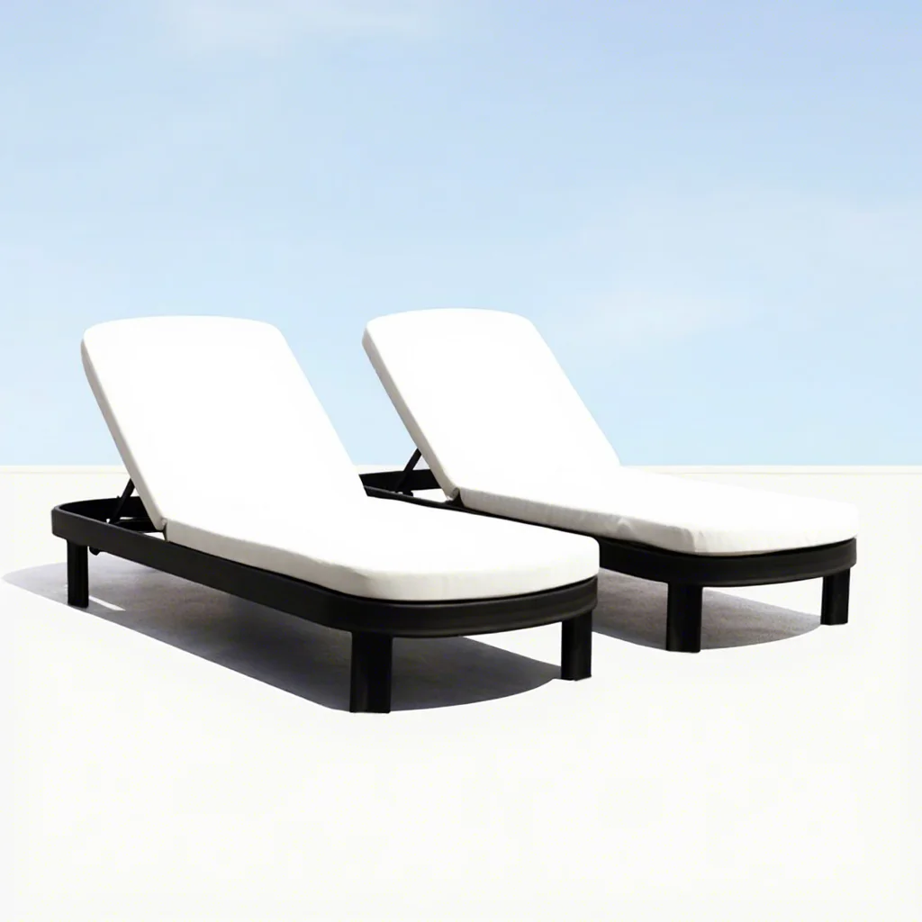 Modern Aluminum Farmhouse Park Garden Customized Sofa Set Durable UV-Resistant Weather Resistant Waterproof Comfortable Outdoor