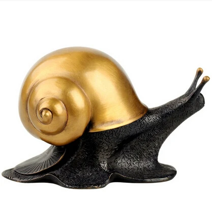 Brass ornaments, office accessories Home Furnishing snail Wang academic business gifts small pieces