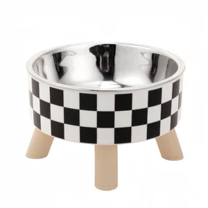 Mangkuk Pengumpan Kucing Tinggi Mangkuk Air Makanan Kucing Anti Tersedak dengan Dudukan Mangkuk Perlengkapan Minum Makanan Hewan Peliharaan untuk Kucing Anjing 12 mangkuk anjing tinggi penjualan terbaik - №