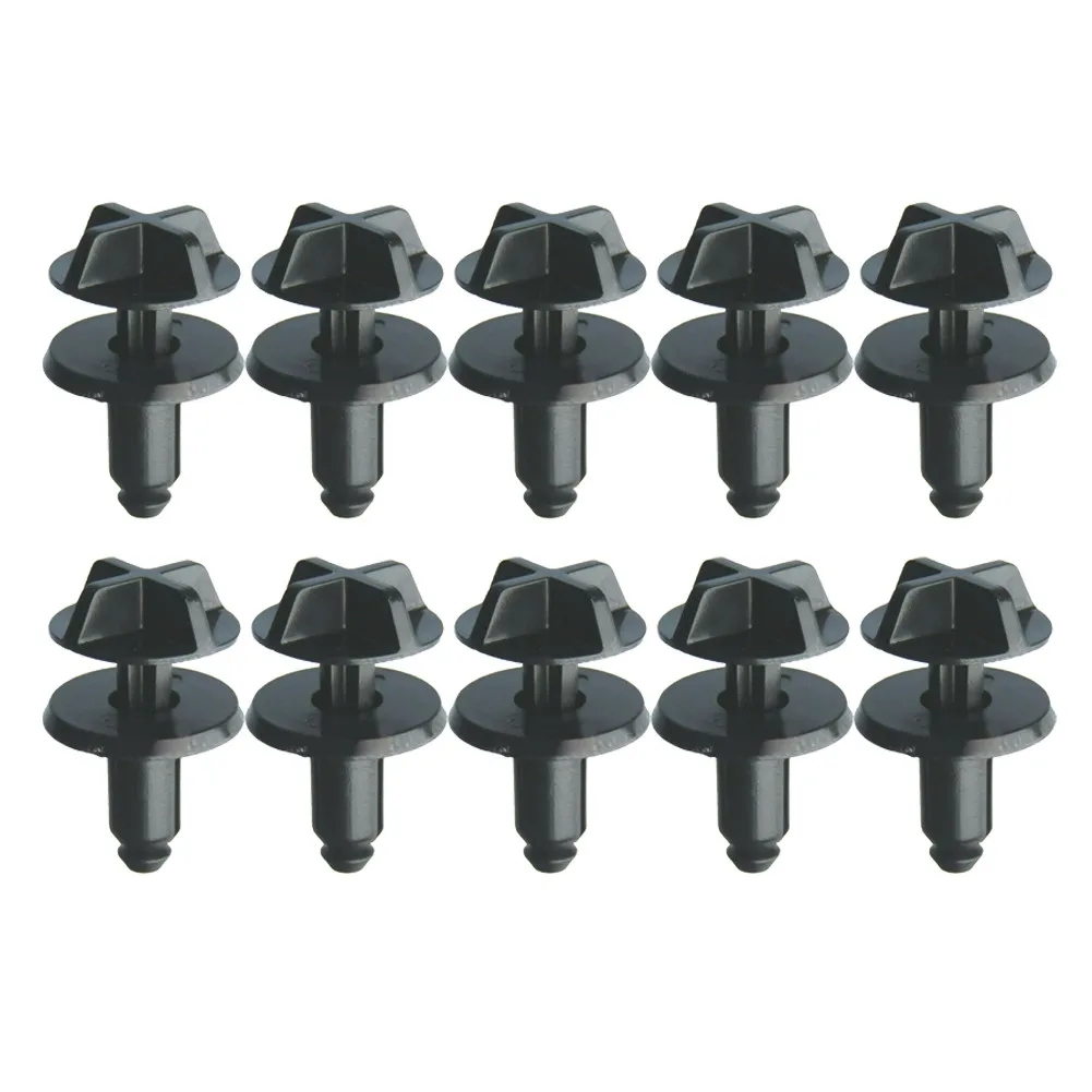 10* Car Battery Cover Cowl Fastener Clips LR024316 For Land For Discovery Evoque Battery Cover Air Intake Trim Clips