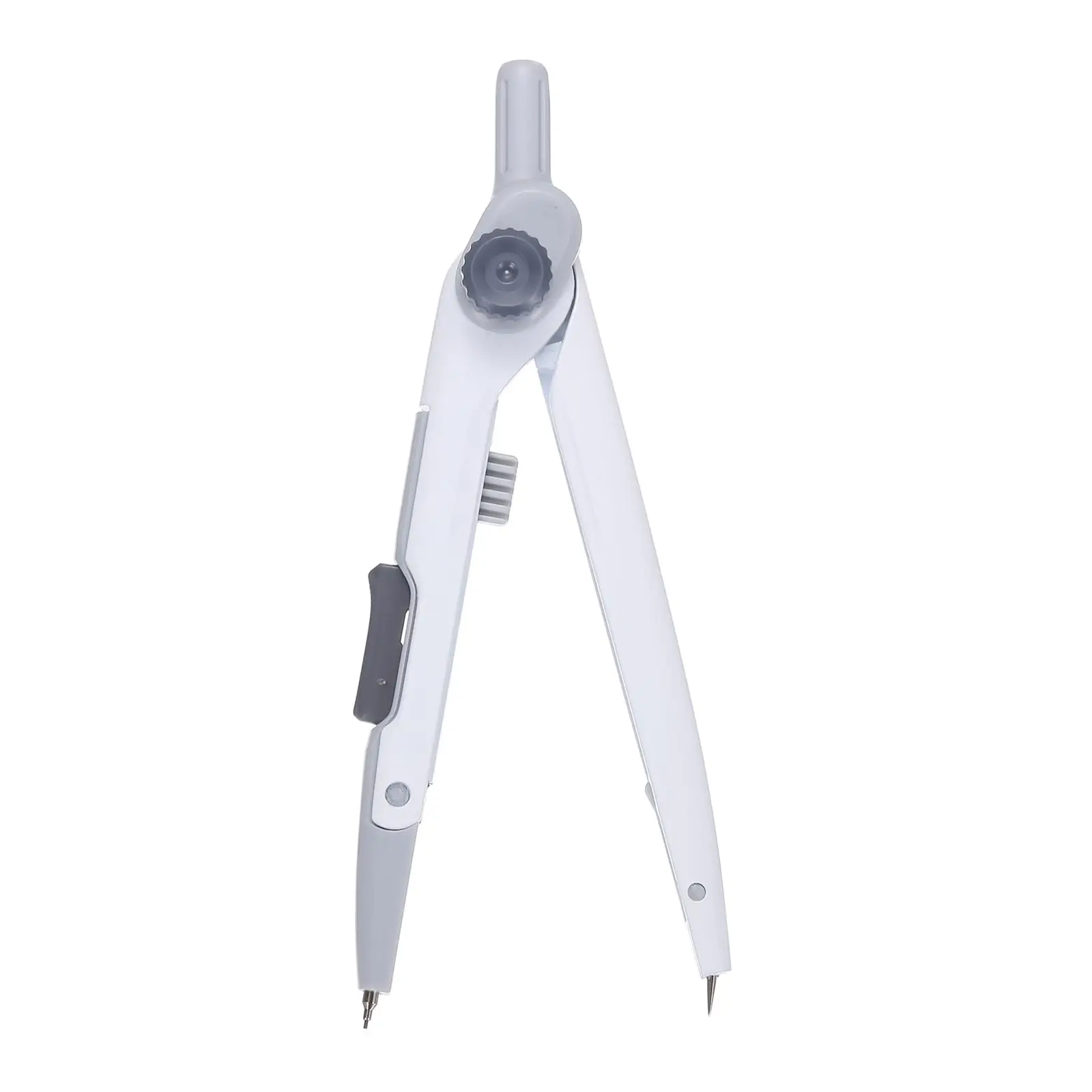 Metal Adjustable Compass Set 2B Lead Geometry Math Drafting Drawing Tool Pencil Holder Student School Stationery Supplies
