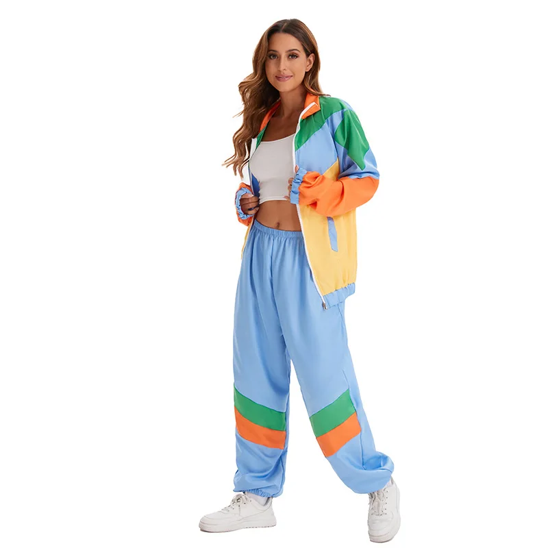 

Halloween Carnival Party 60s 70s Retro Disco Hip Hop Rock Tops Jackets Costumes Cosplay Party Stage Dancer Performance Suits