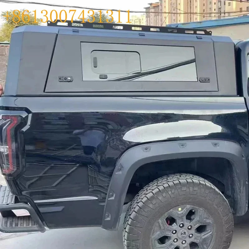 Factory High Quality Waterproof Dustproof Anti-Theft Three-Door Open Aluminum Alloy Pickup Canopy