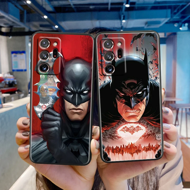 Hero B-Batman Hot For Samsung Note 20 10 Ultra Plus A31 A14 A12 A70 A34 A25 A04 A05 A15 A24 5G Black Funda Phone Case