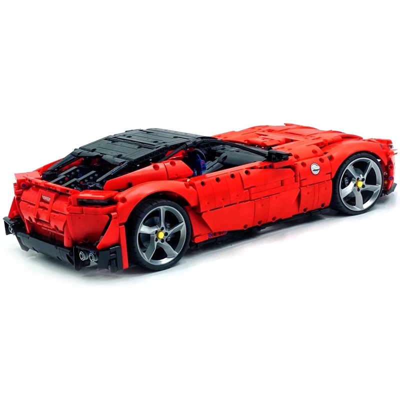 MOC-123054 テクニカルスーパースポーツカーモデルアセンブリビルディングブロックレンガハイパーカー Diy パズルおもちゃ誕生日プレゼント子供のため
