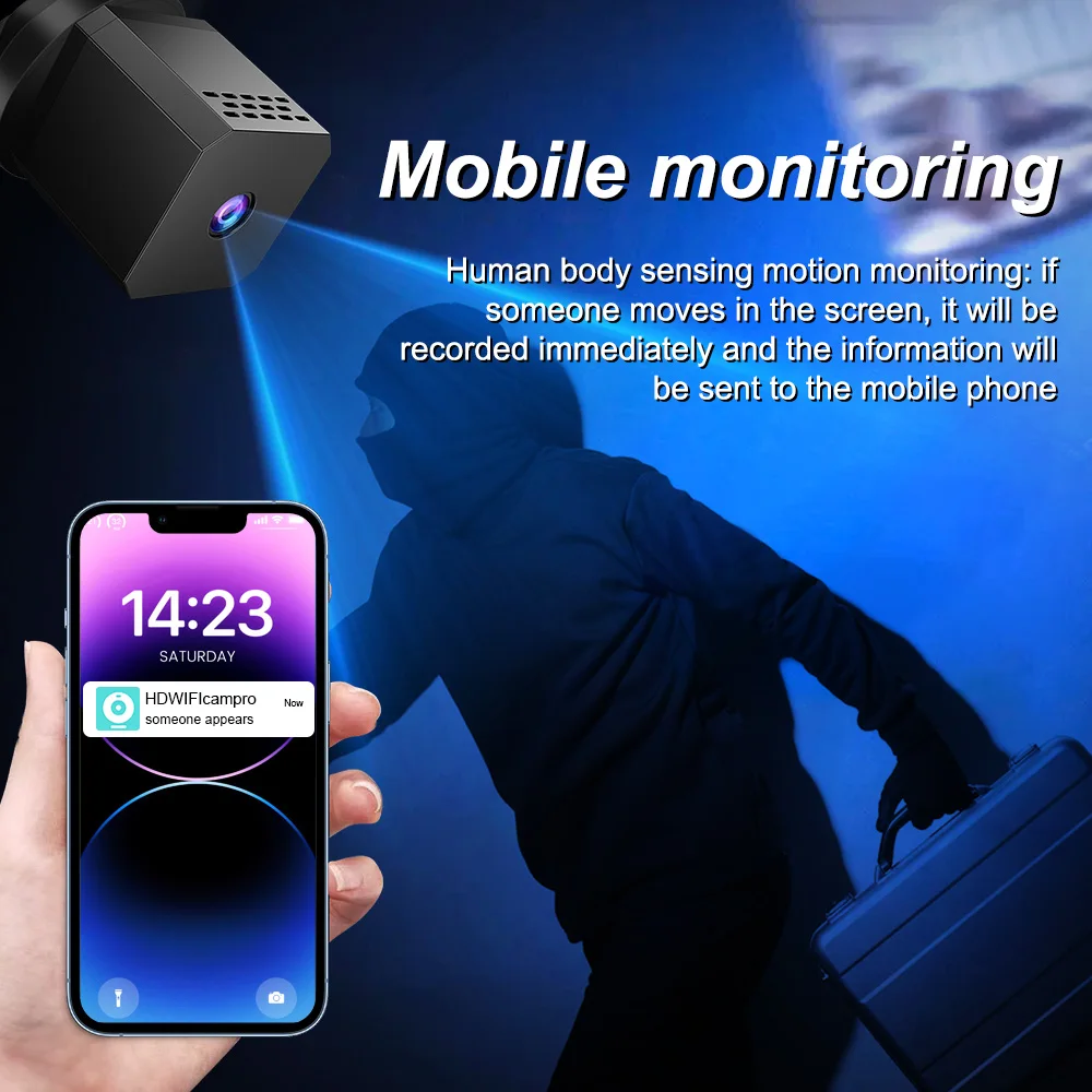 Caméra Intelligente 360° avec AI, Rotation Auto, Suivi Visage, Contrôle Bluetooth APP, Changement Horizontal/Vertical pour Streaming en Direct