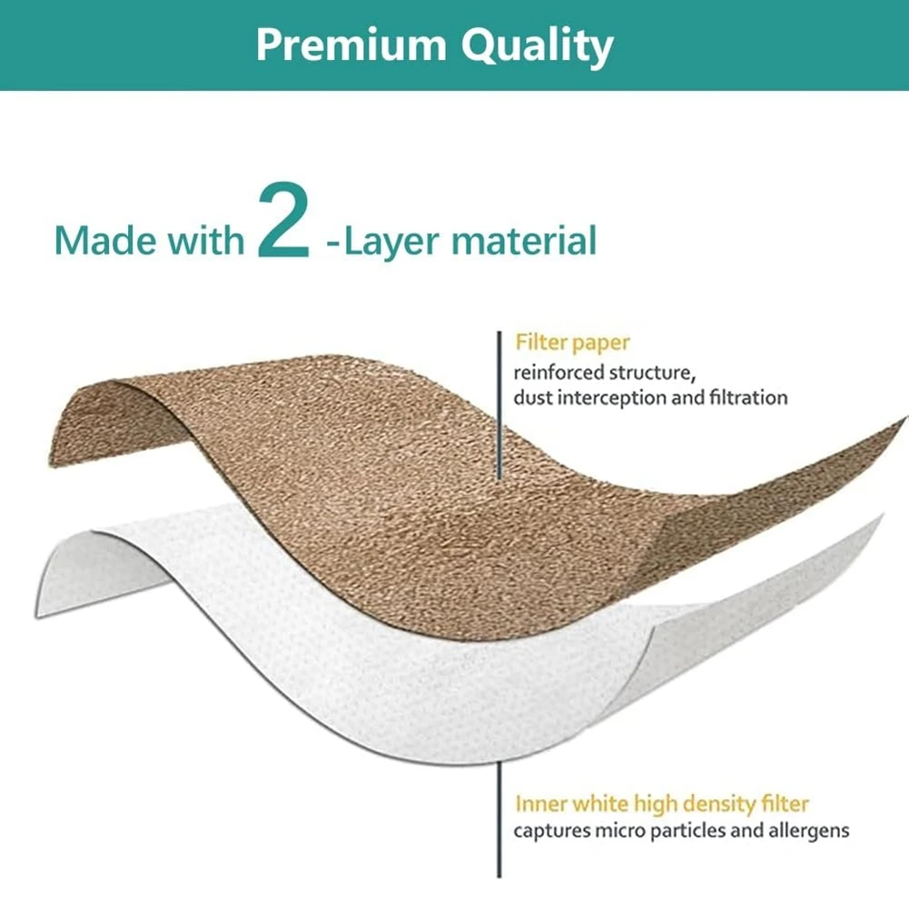 10 Uds bolsa de polvo apta para Dewalt Dxva19 4104 accesorios para aspiradoras repuestos bolsa de papel para polvo-A19G