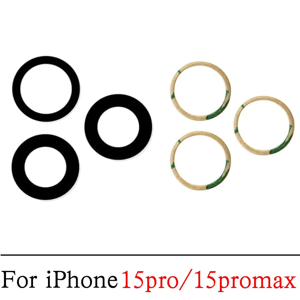 Rear Back Camera Glass Lens Replacement for iPhone 12 13 Mini 14 15 Plus Pro Max With Adhesive Tape view 5