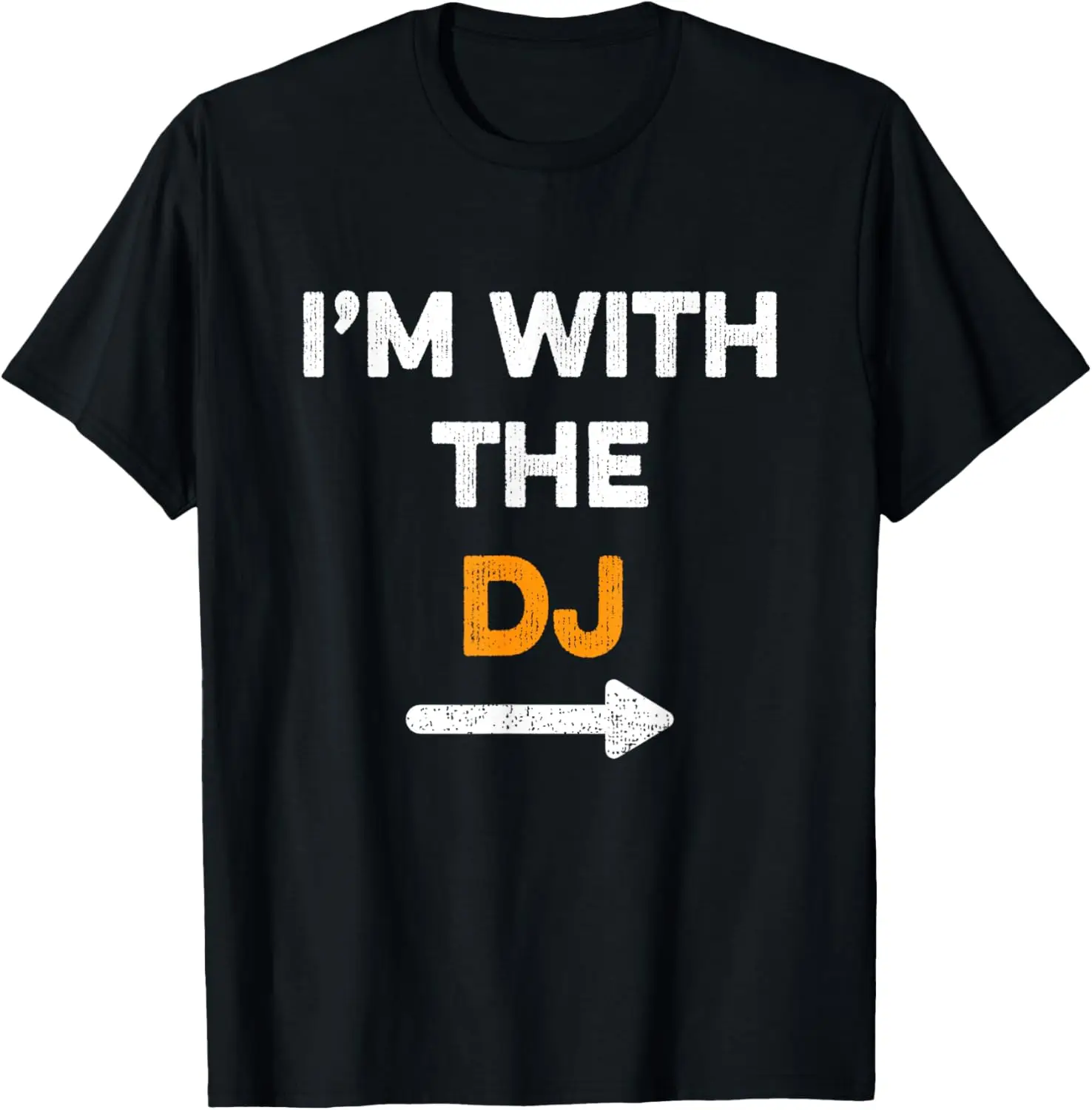 I'm With The Dj Easy Cheap Matching Halloween Costume T-Shirt