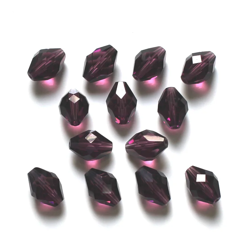 

StreBelle 34faces 100pcs/Bag AAA Grade 11x8mm Oval Shape Crystal Glass Beads for Fashion Jewelry Making Olive Style