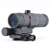 Shooin Optics 3x Magnifier Scope Integrated Quick-Folding Tactical Base For Red Dot Sight Collimator R4193