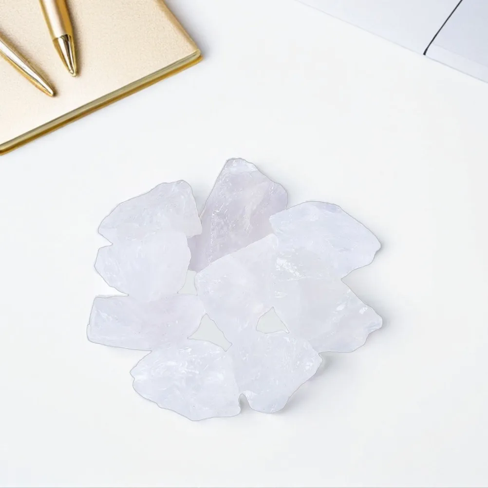 

Natural Quartz Stones White Rough Raw Crystals Healing Rocks Essential Oil Diffuser Meditation Jewelry Home Decor