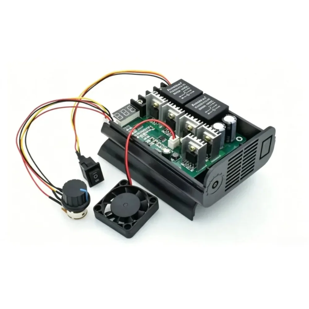 AvaCorePWM DC Motor Speed Controller Max 60A CW CCW Digital Display 0~100% Adjustable Drive Module Input 10V~55V