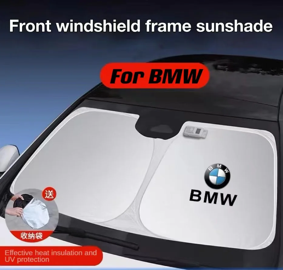 Car Front Window Sunshade Shield Folding Windshield UV Block Cover For BMW E46 E53 E90 E60 E61 E93 E87 X1 X3 X5 X6 F30 F20 F10 