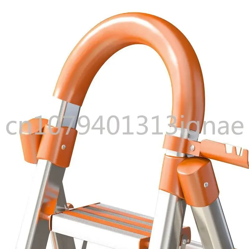 Household Ladder Small Aluminum Alloy Thickened Folding Stair Pedal Telescopic Bold Trestle Ladder