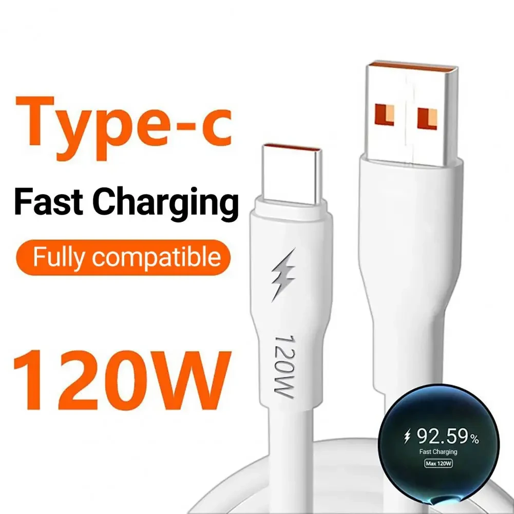 1-3PCS 10A 100W Type C Super Fast Charging Cable Data Cord For Samsung Huawei Xiaomi Redmi Quick Charing USB C Cables