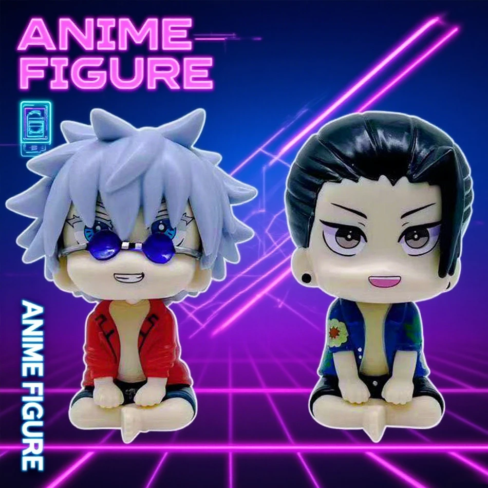 ألعاب أصلية أصلية من MegaHouse Look up Jujutsu Kaisen Gojo Satoru & Geto Suguru Q-version ألعاب قابلة للجمع 11 سم