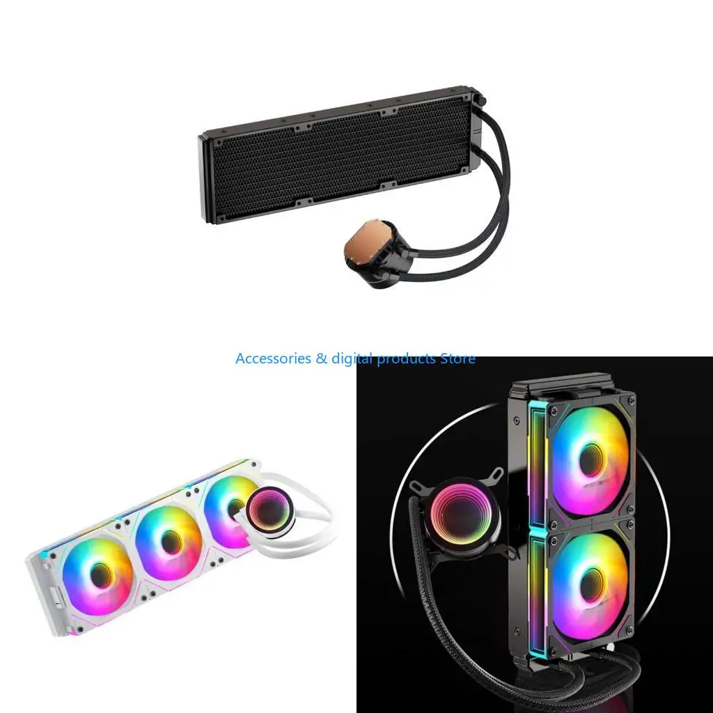 77JD NA240/360 Water Cooling Radiator ARGB CPU Liquid Cooled Solution CPU Heatsink