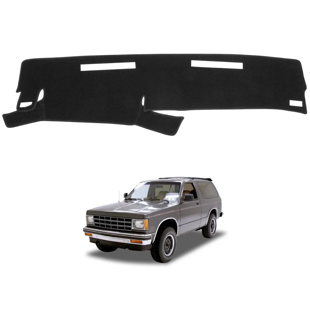 Tapete Protetor de Painel para Oldsmobile Bravada 1991-1994, Chevrolet S10 Blazer 1986-1993 e GMC S15 Jimmy Sonoma (Interior)