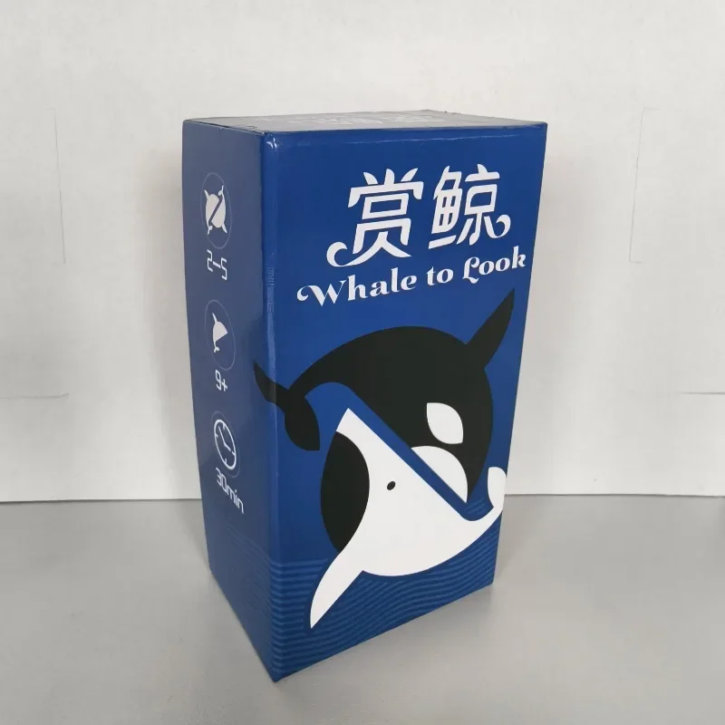 クジラのように見えるバイリンガルゲーム、oinkゲームとコレクションカード、多文化パーティーのためのボードゲーム