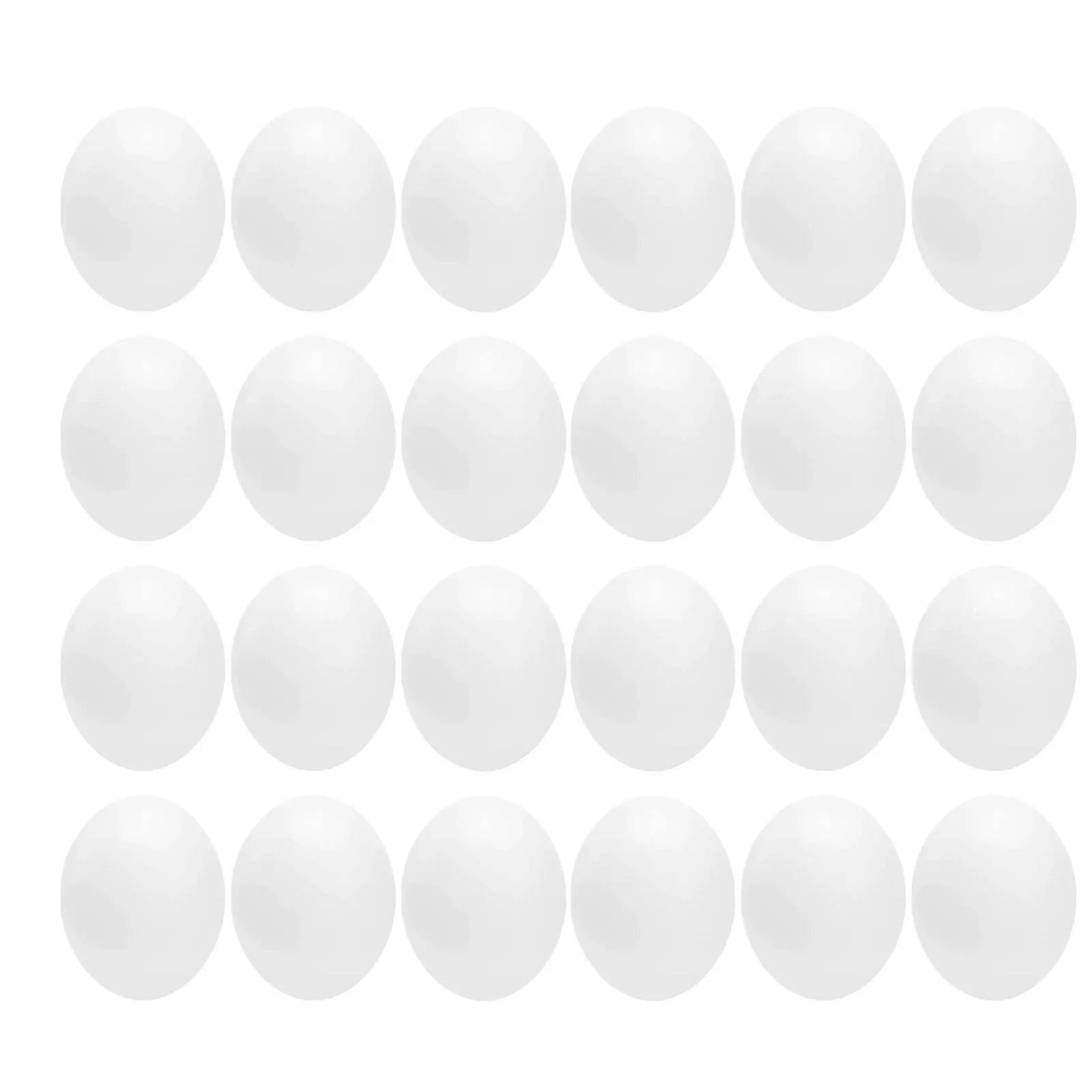 24pcs Fake Bird Eggs Realistic Plastic Nesting Decoys Training Practice Eggs for Parrots Cockatiels Bird Breeding Supplies