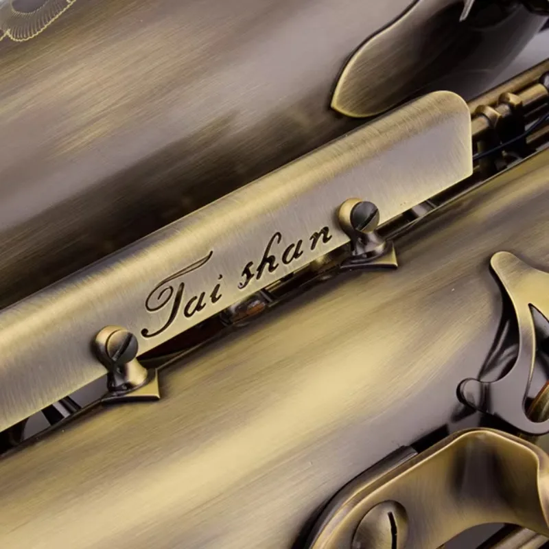 

Hooqu Antique Bronze Tenor Saxophone with Brass Head