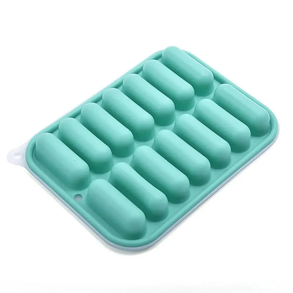 Kitchen Sausage Maker Mould Silicone Mold DIY Non-Stick 14 Form With Lid Making Sausage Mold Hot Dog Making Mould Cooking Tools view 3