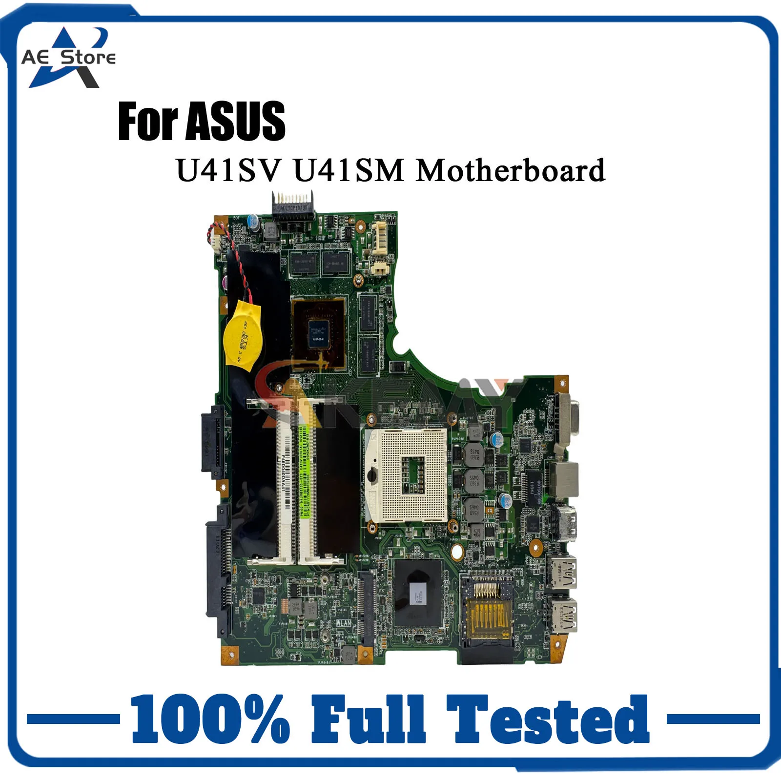U41SV Laptop Motherboard For ASUS ZenBook U41SV U41SM U41S Notebook Mainboard This item is in stock 100% tests OK fast shipping
