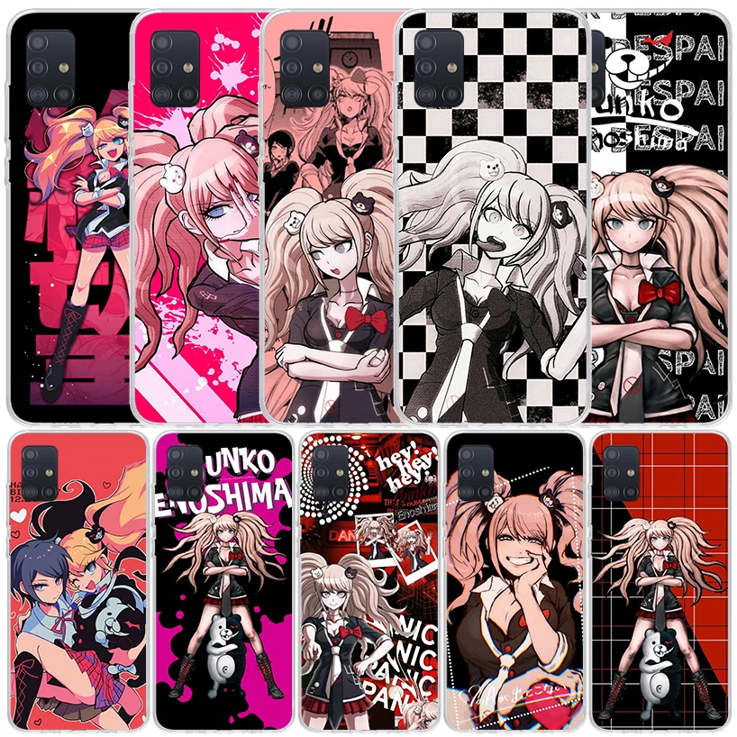 Danganronpa Enoshima Junko Silicon Call Phone Case For Samsung Galaxy A52 A51 A50S A42 A32 A22 A12 A02S A30S A20S A10S A41 A31 A