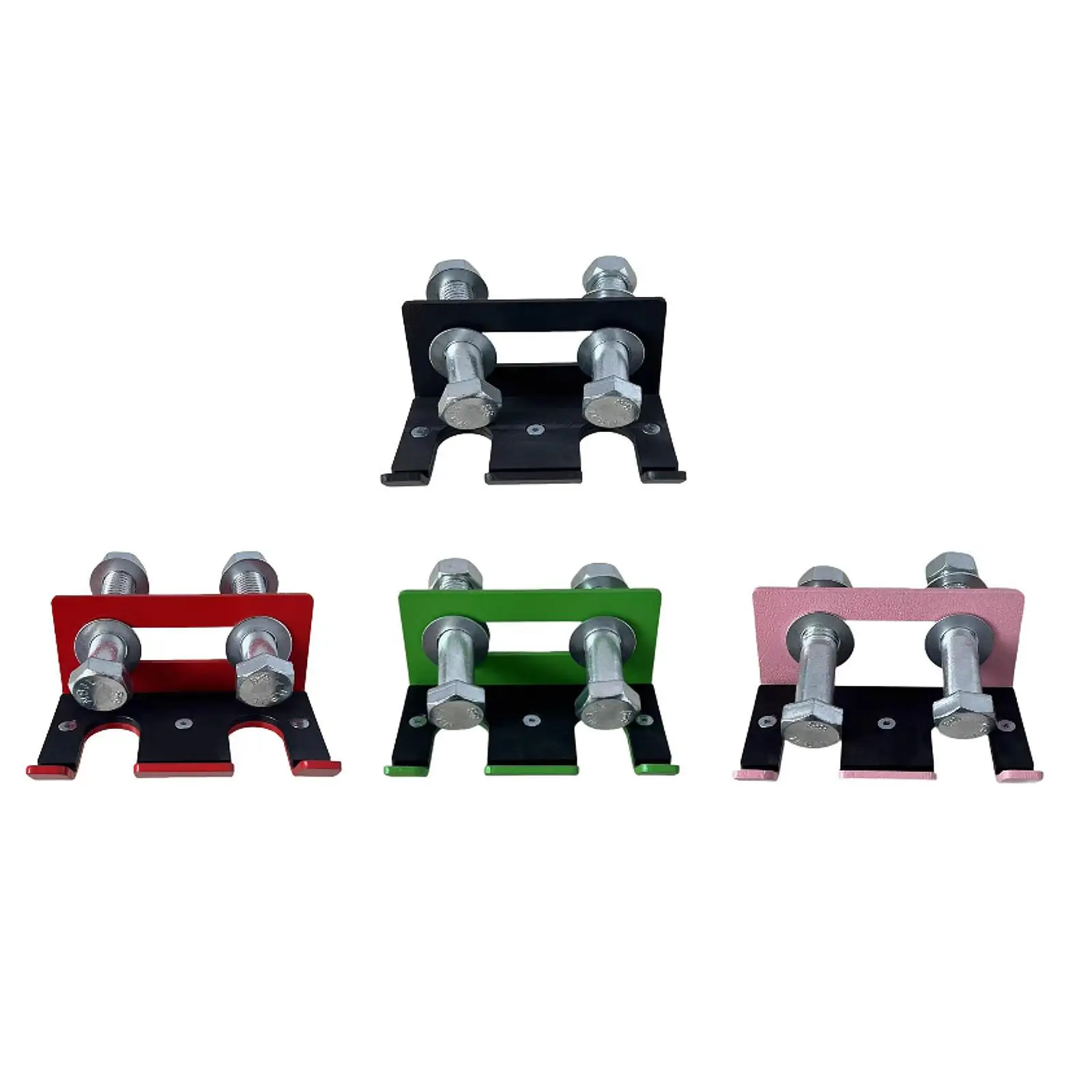 Fitness Equipment Barbell Bar Holder Stable Storage Rack Attachment for Home Gym Bench Press